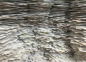 pile papers